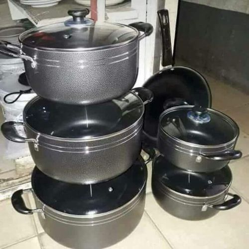 TC 11 Pieces Non Stick Cooking Pots- Sufuria Set-Cook Ware Sets