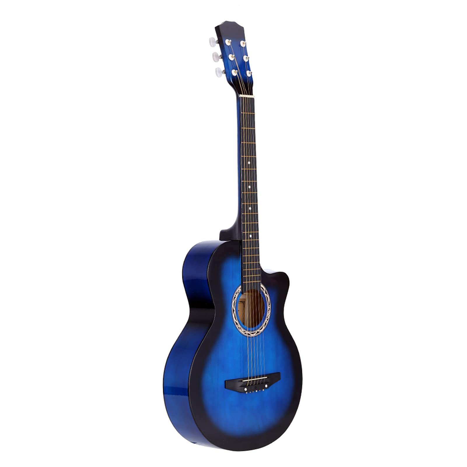 Medium Sized Acoustic Guitar 38 Inch Blue