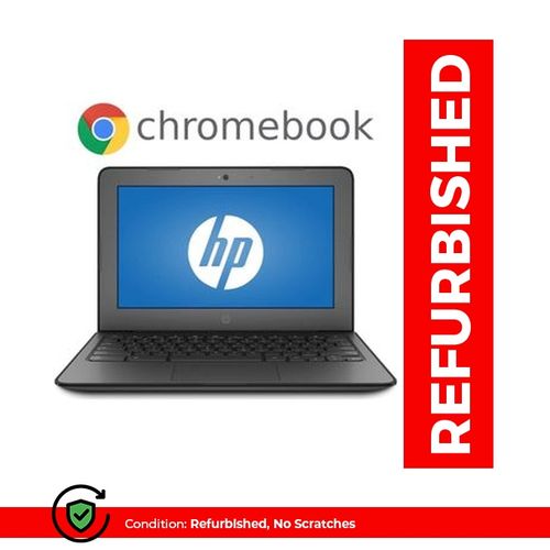 Refurbished 11 G6 EE 11.6" LCD Chromebook - Intel Celeron N3350 Dual-core - 4GB LPDDR4 -16GB SSD - WiFi- Camera - Type C- Chrome OS - (6 Months WRTY)