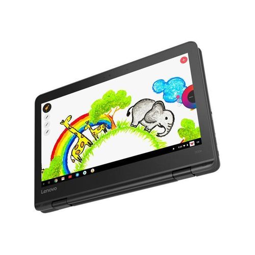 Lenovo Touchscreen Chromebook 4GB RAM FHD 12' Display Lightweight Fast Notebook 500GB Cloud Storage Upgradable Online Work Students Laptop Multitasking x360 Plus Free Wireless Mouse