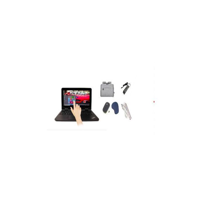 Lenovo 8GB RAM 256GB SSD ThinkPad Yoga 11e Laptop X360 Touchscreen Webcam Bluetooth, HDMI WIFI With Windows 11 PRO Activated, Office & Basic Software Installed, Free Bag,Mouse,Charger,Extension.