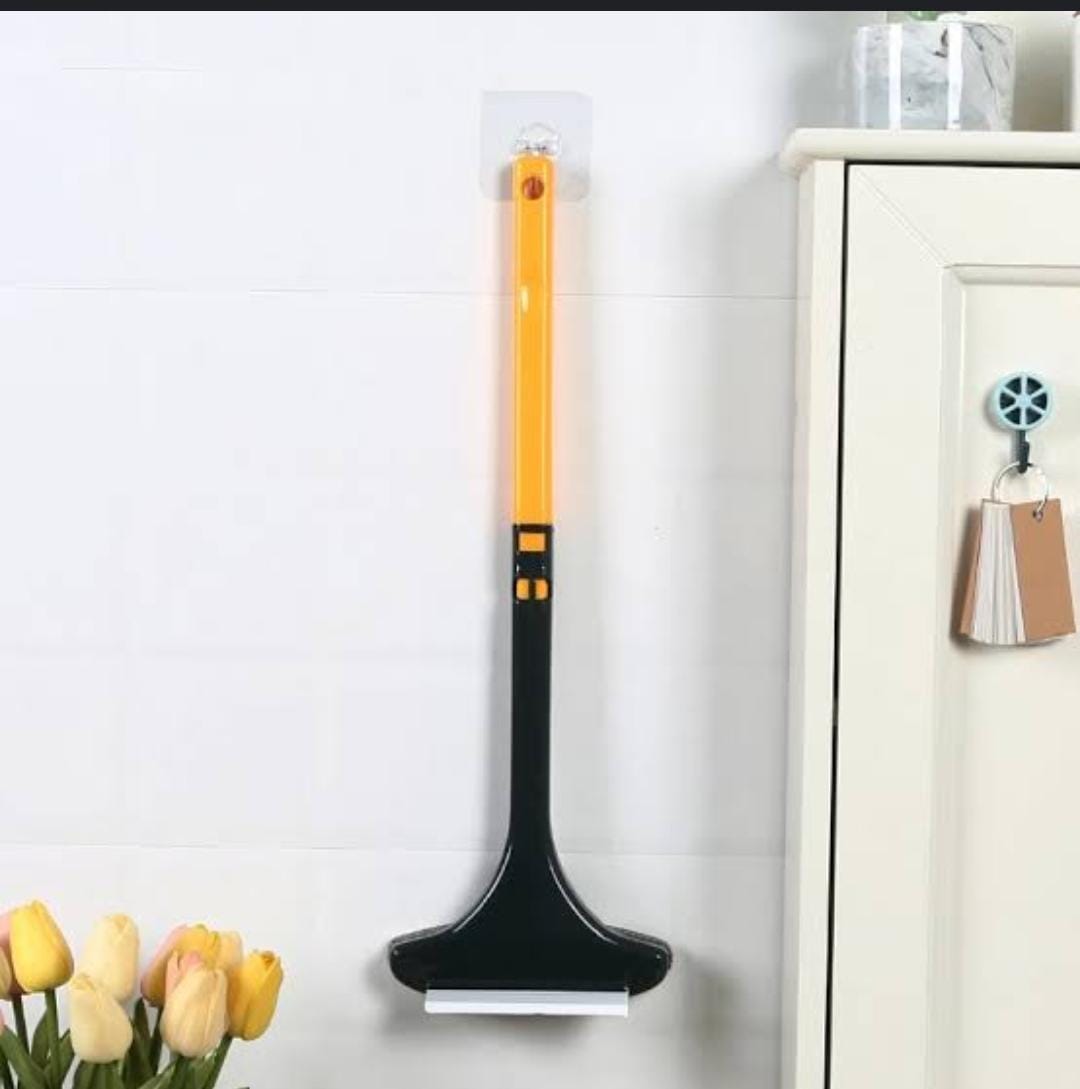 2 in 1 Window Cleaner Brush Glass Cleaning Scraper Wet Dry Double Sided Extendable Window Cleaner/Car Wiper