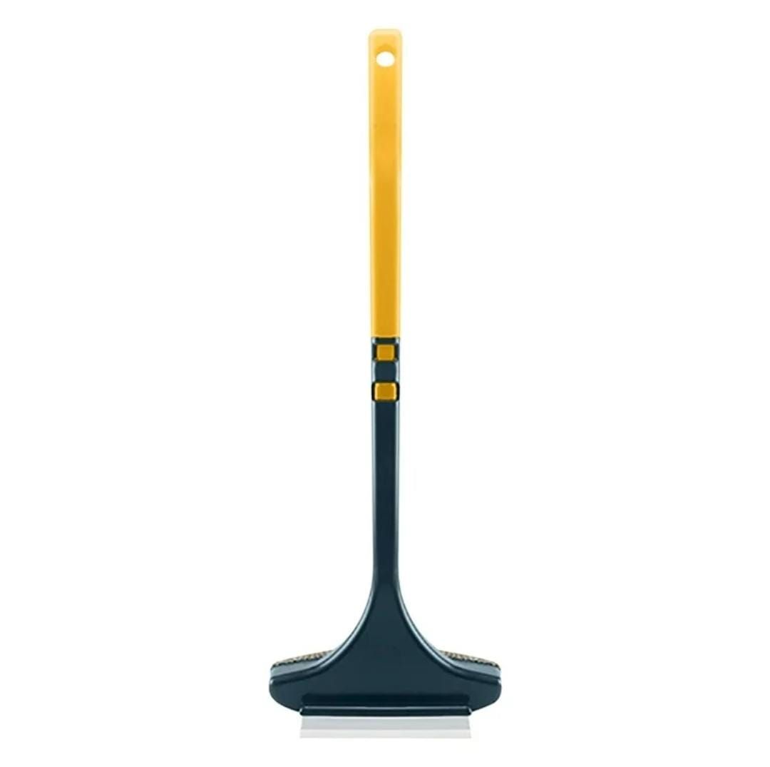 2 in 1 Window Cleaner Brush Glass Cleaning Scraper Wet Dry Double Sided Extendable Window Cleaner/Car Wiper