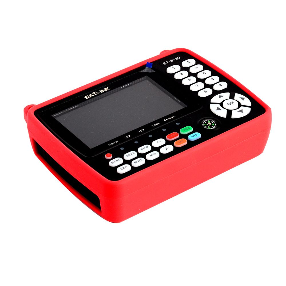 SATLINK ST-5150 DVB-S2/T2/C HD Satellite TV Finder 4.3 inch LCD Screen