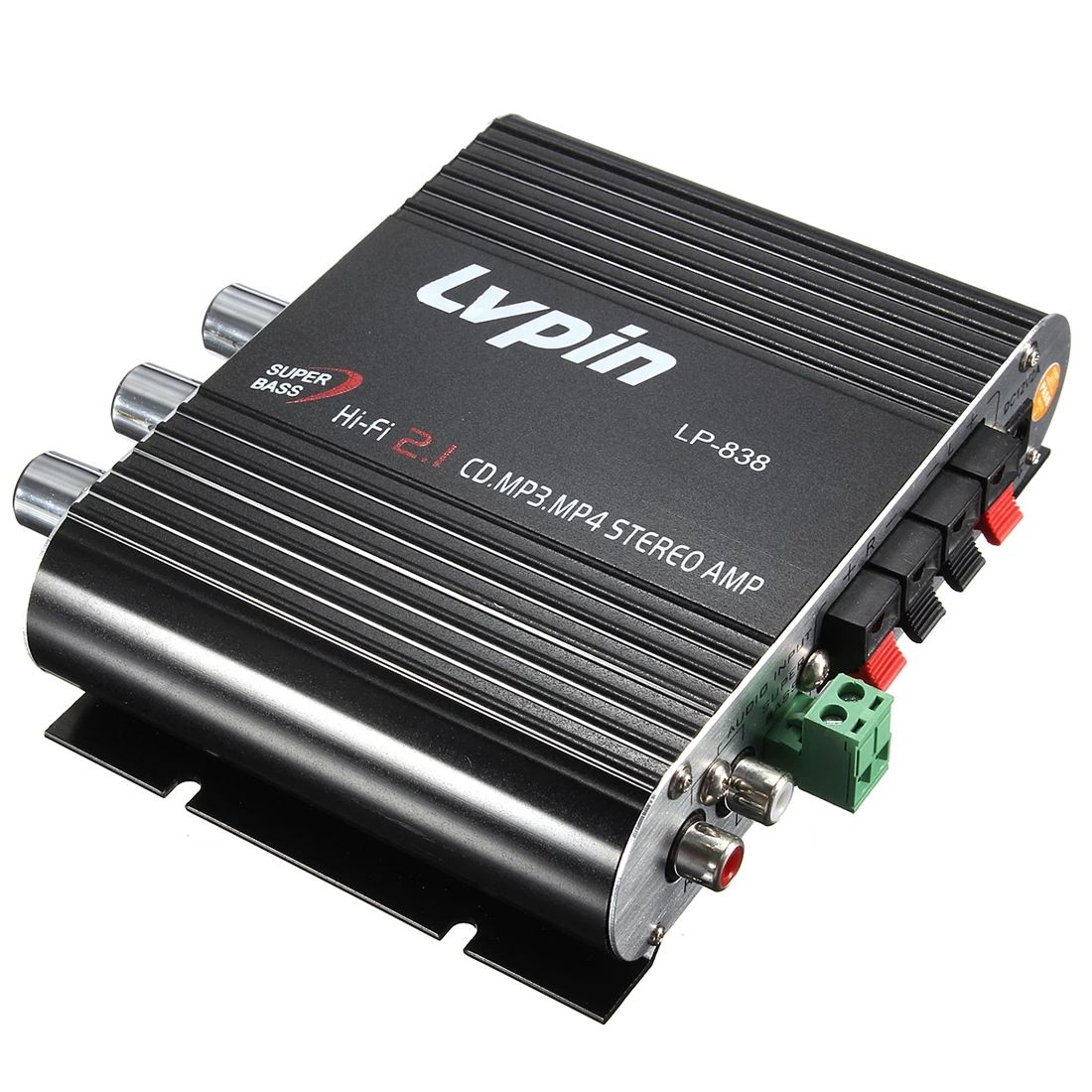 12V 20W HiFi Power Amplifiers CES FOR LVPIN-838 Stereo Home Audio Digital Sound Amplifier 2.1CH House Super Bass Lvpin 838