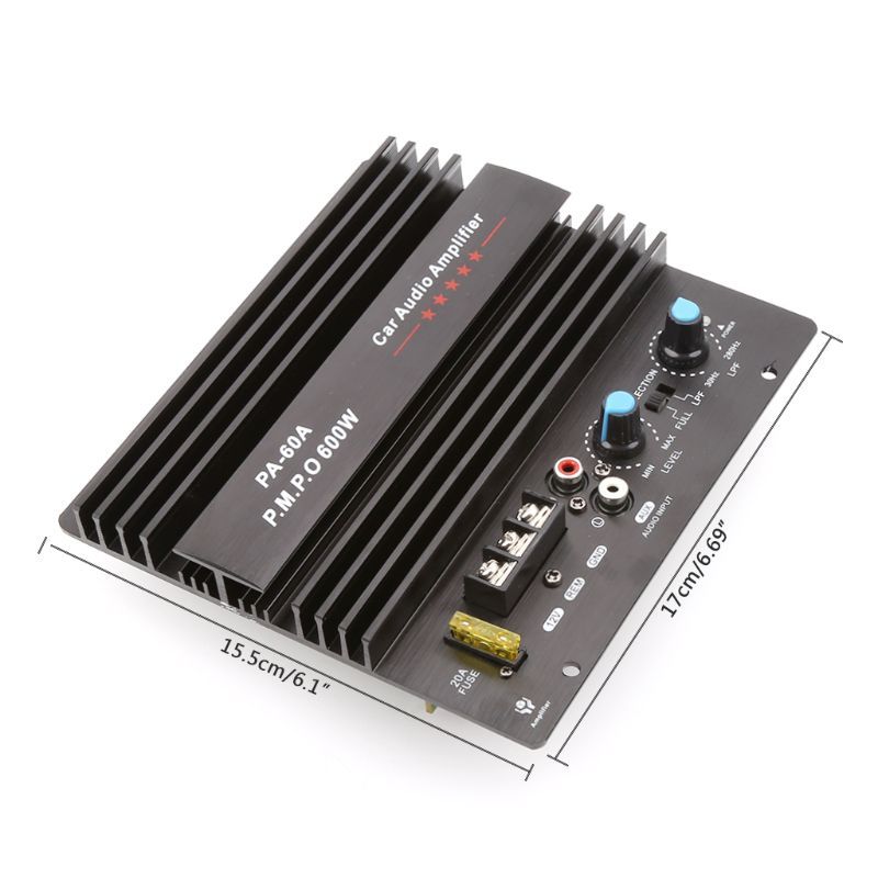 12V 600W Car Audio Amplifier Board PA-60A Subwoofer Circuit Module