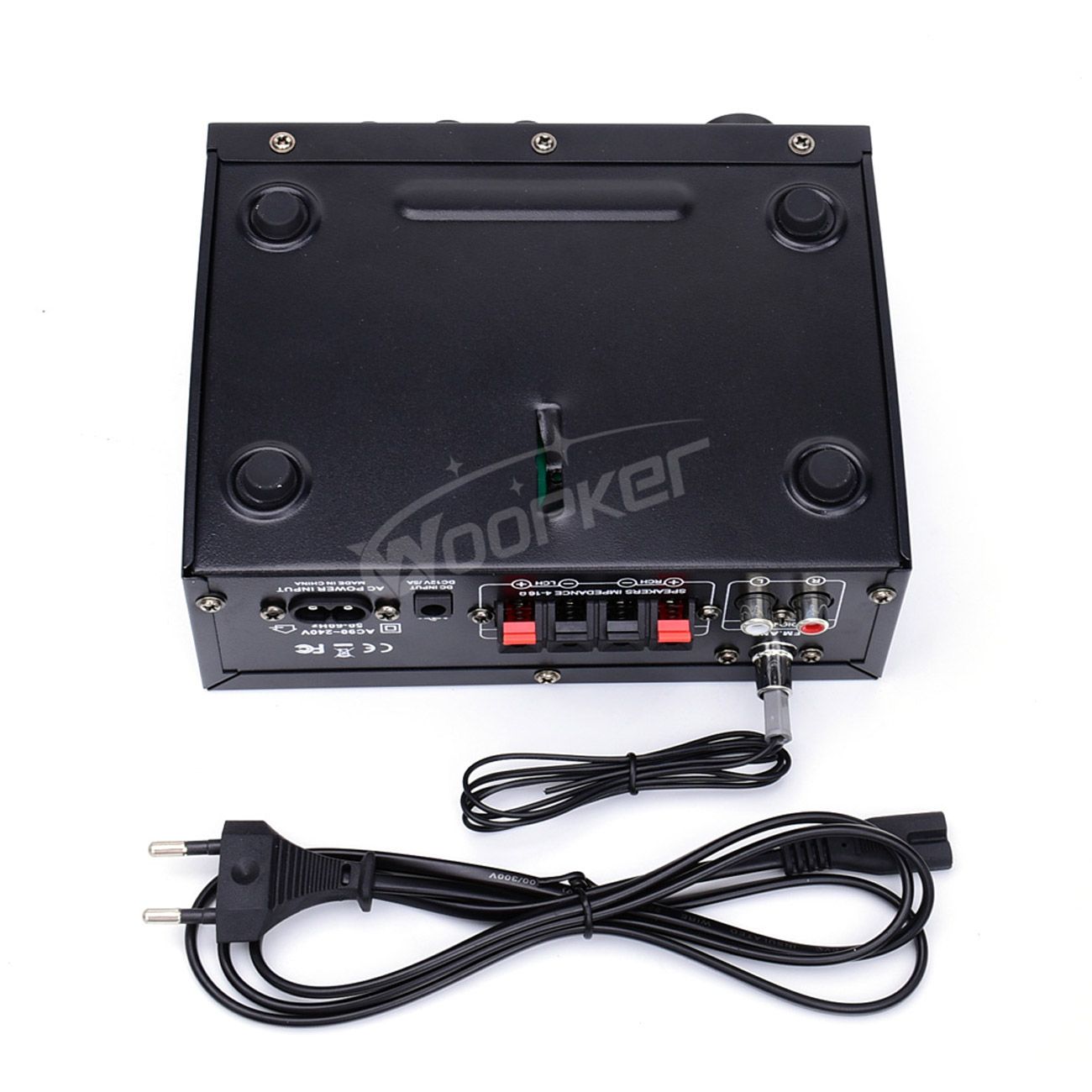Woopker Digital Amplifier AK45 Pro HiFi Surround Sound Max Power 820W Channel 2.0 Bluetooth 5.0 Audio Amplifier for Family Car