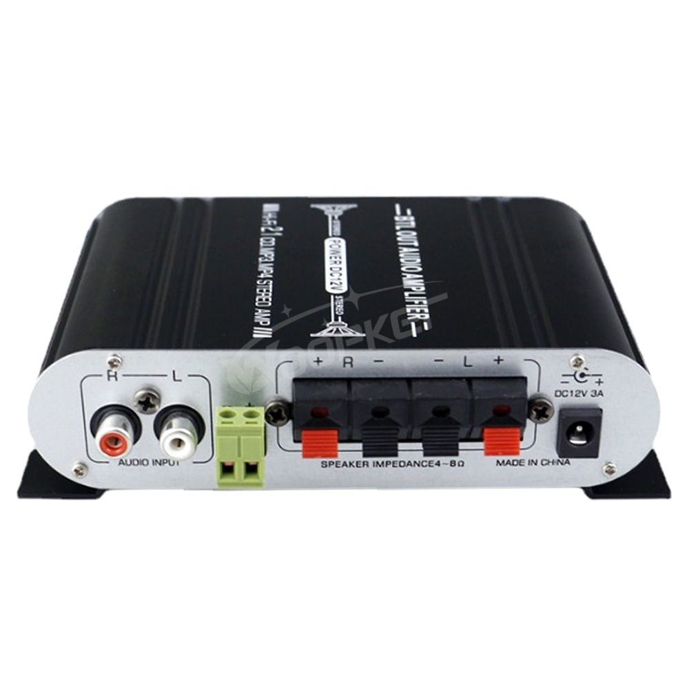 ST838 Sound Amplifier 2.1CH Power Amplifiers For Home Car Meeting Theater AMP 20Wx2+40W Class D Stereo Treble Bass Sound Amplify
