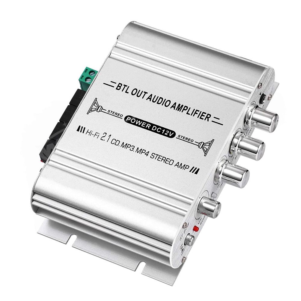 ST838 Sound Amplifier 2.1CH Power Amplifiers For Home Car Meeting Theater AMP 20Wx2+40W Class D Stereo Treble Bass Sound Amplify