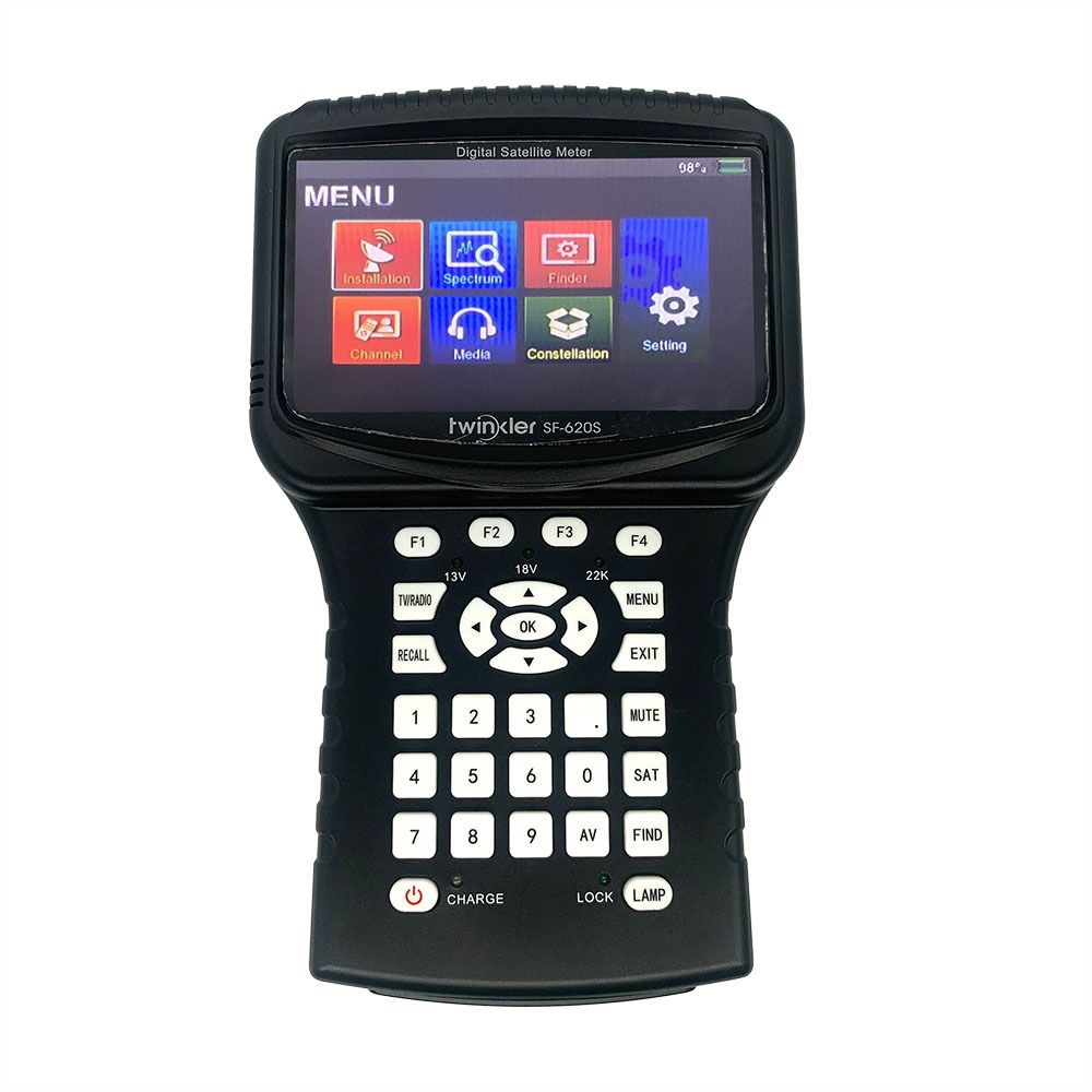 HD Satellite Finder Twinkler SF-620S with 4.3 Inch Screen support Spectrum Analyzer USB WiFi CCTV Camera Monitor Satelite Finder