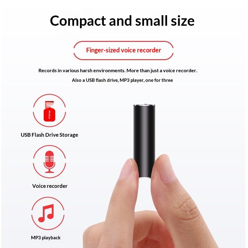 4GB/ 8GB / 16GB / 32GB Digital Spy Hidden Mini Audio Sound Voice Recorder Pen Record About 22 Hours
