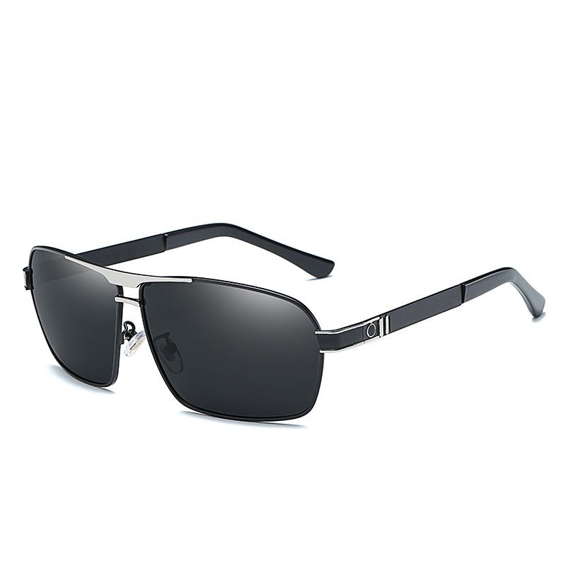 2024 New Brand Classic Pilot Square Polarized Sunglasses Metal Frame Men's Driving Male Sun Glasses Eyewear UV Blocking Luxury