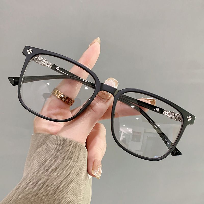 Men Fashion Photochromic Eyeglasses Frames Women Change Color Lens Driving Glasses Frame Anti Blue Light Computer Glasses Male