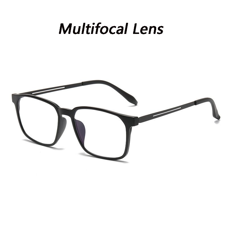 Ultralight Titanium Frame Blue Light Blocking Reading Glasses Men Computer Presbyopic Eyeglasses Multifocal Progressive Eyewear