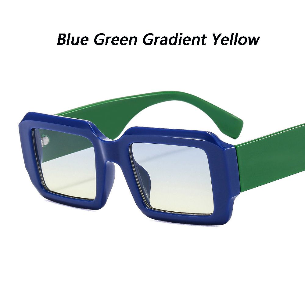 2024 New Retro Rectangular Women's Sunglasses Fashion Brand Design Candy Color Glasses Outdoor Travel Women's Sun Glasses UV400