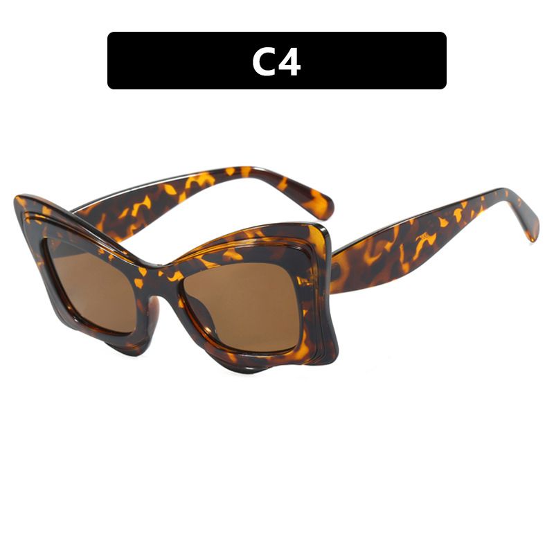 Vintage Patchwork Butterfly Y2k Sunglasses Women New Fashion Brand Candy Color Square Cat Eye Sun Glasses Ladies Sexy Shades