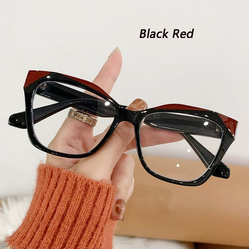 Fashion Cat Eye Glasses Ultra-light Glasses Frame Retro Photochromic Eyeglasses Anti-blue Light Eyewear Outdoor Color-changing