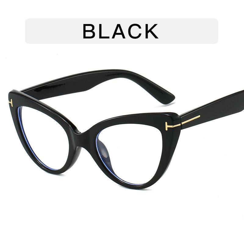 New Fashion Retro Glasses Transparent Frame Women Anti-UV Blue Rays Glasses Vision Care Computer Goggles Cat Eyes Glasses Frame