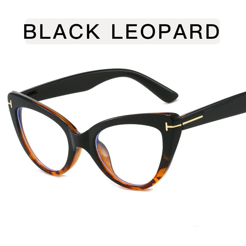 New Fashion Retro Glasses Transparent Frame Women Anti-UV Blue Rays Glasses Vision Care Computer Goggles Cat Eyes Glasses Frame
