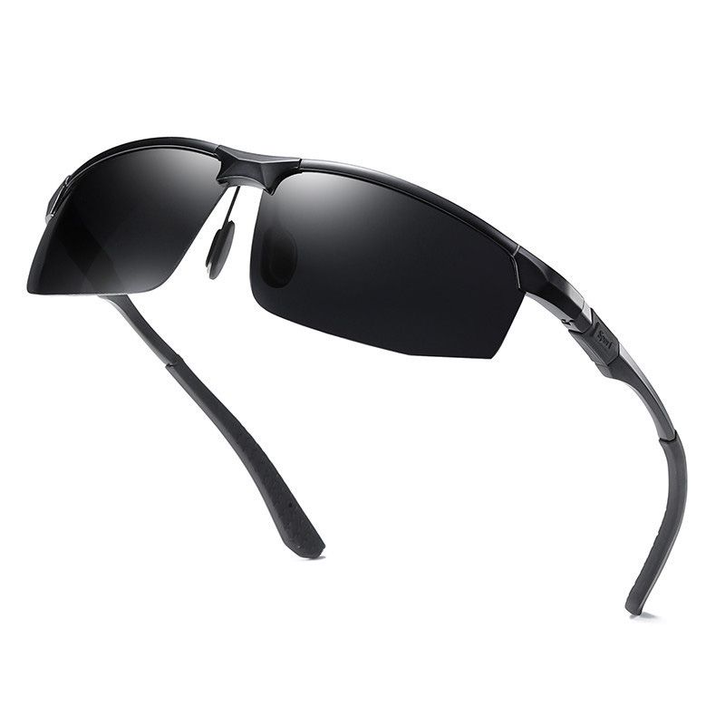 New High Quality Metal Cycling Polarized Sunglasses Men Women Fashion Half Frame Riding Sun Glasses Male Outdoor Sports Shades