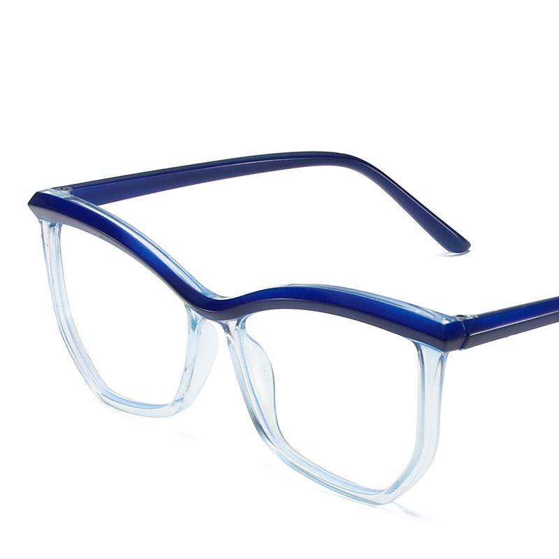 New Anti Blue Light Plain Eyeglasses High Appearance High Definition Eyewear Plain Glasses Frame Network Popular Women Trendy