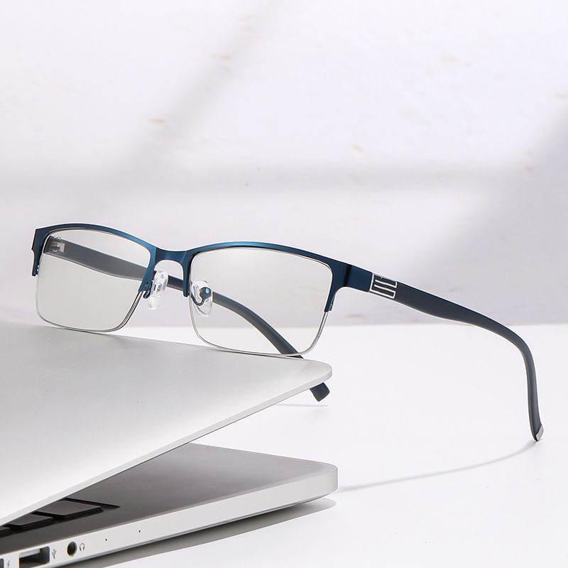 Transparent White and Yellow Tablets Unisex Oversized Aviator Metal Frame Sunglasses - Retro Fashion Eyewear with AC Lenses main image 1