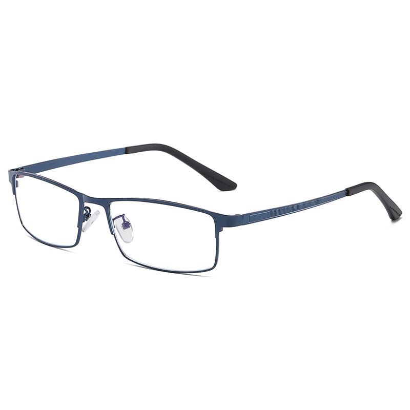 Blue Light Blocking Spectacles Optical Fashion Light Eyeglasses Frame For Men Eyewear Half-rim Glasses with 3 Optional Colors