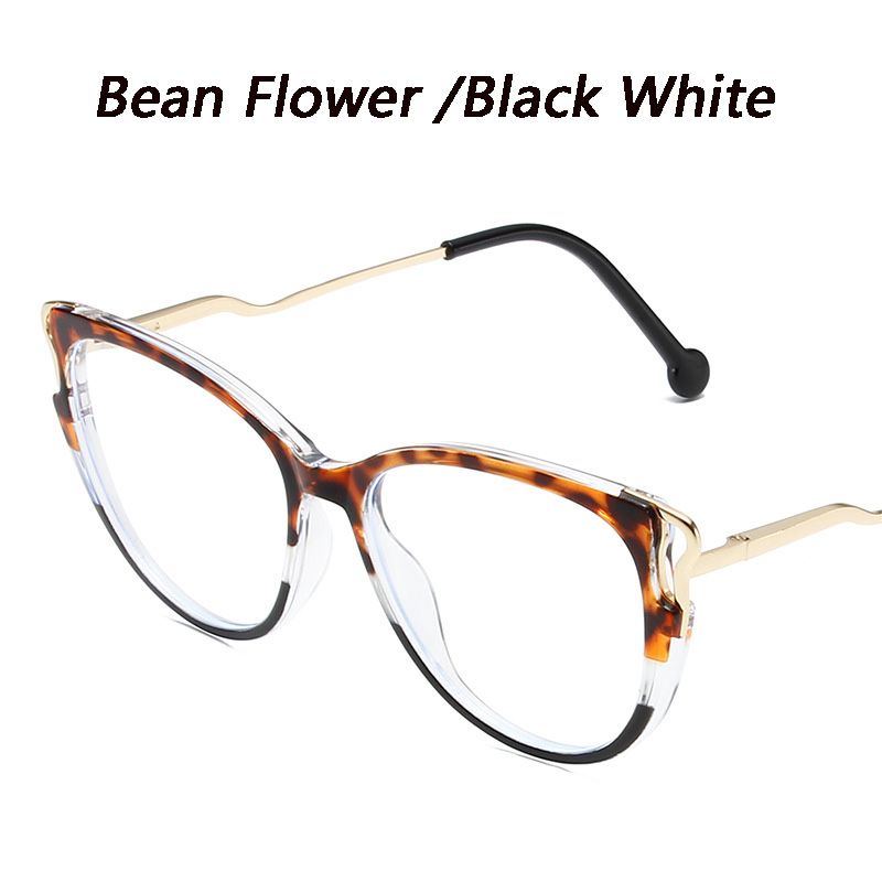 New Fashion Anti Blue Light Blocking Glasses Women Men Retro Cat Eye Frame Girls Computer Clear Lens Simple Female Eyeglasses