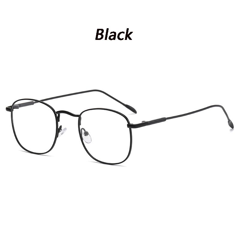 Fashion Big Square Metal Frame Men Photochromic Glasses Anti-Blue Light Color Change Glasses Women Men Eye Protection Spectacles