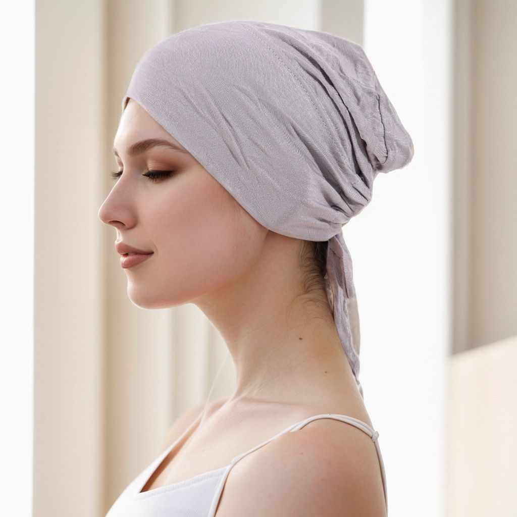 2025 New Soft Modal Muslim Turban Hat Inner Hijab Caps Islamic Underscarf Bonnet India Hats Female Headwrap Turbante Mujer