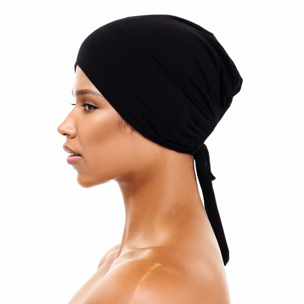 2025 New Soft Modal Muslim Turban Hat Inner Hijab Caps Islamic Underscarf Bonnet India Hats Female Headwrap Turbante Mujer