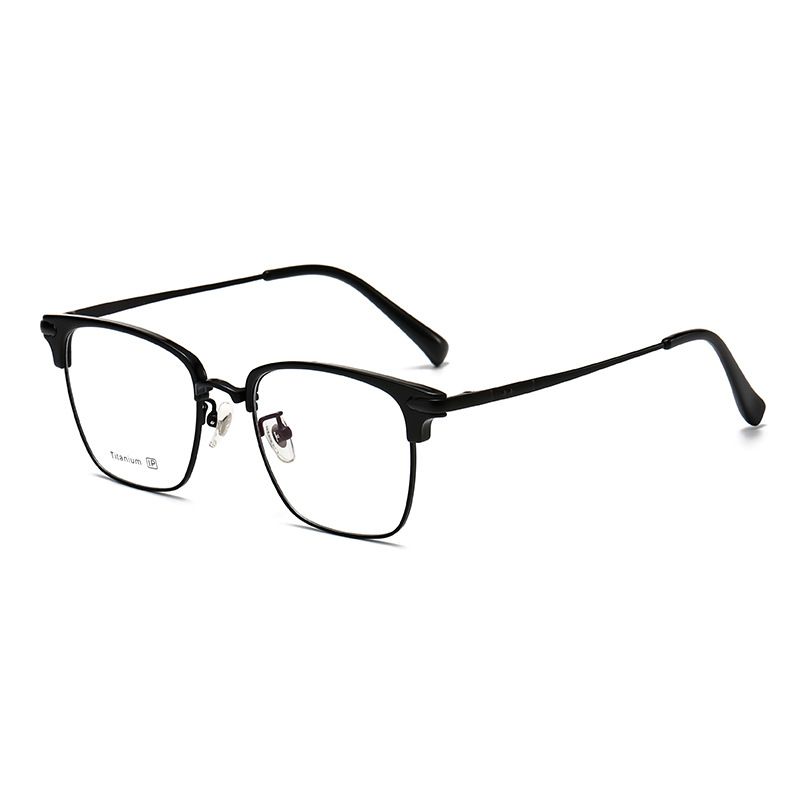 Fashion Anti-Blue Light Glasses Classic Women Men Ultra Light Metal Frame Glasses Office Computer Goggles Eye Protection Black