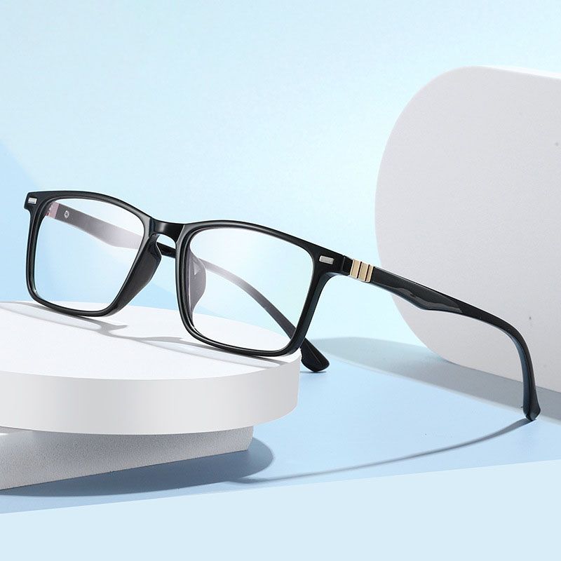 2025 Ultralight Fashion Anti-blue Light TR90 Men's Eyeglass Frames Big Size Retro Square Computer Optical Spectacle Frame Women