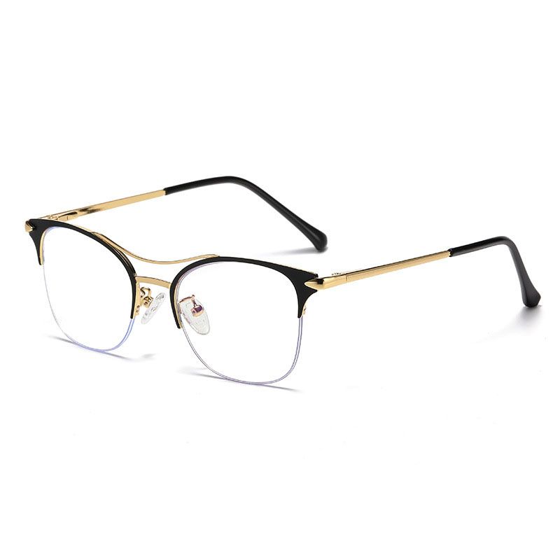 Metal Round Anti Blue Light Glasses Women Men Photochromism Square Eyeglasses Frames Transparent Computer Glasses Oculos Female
