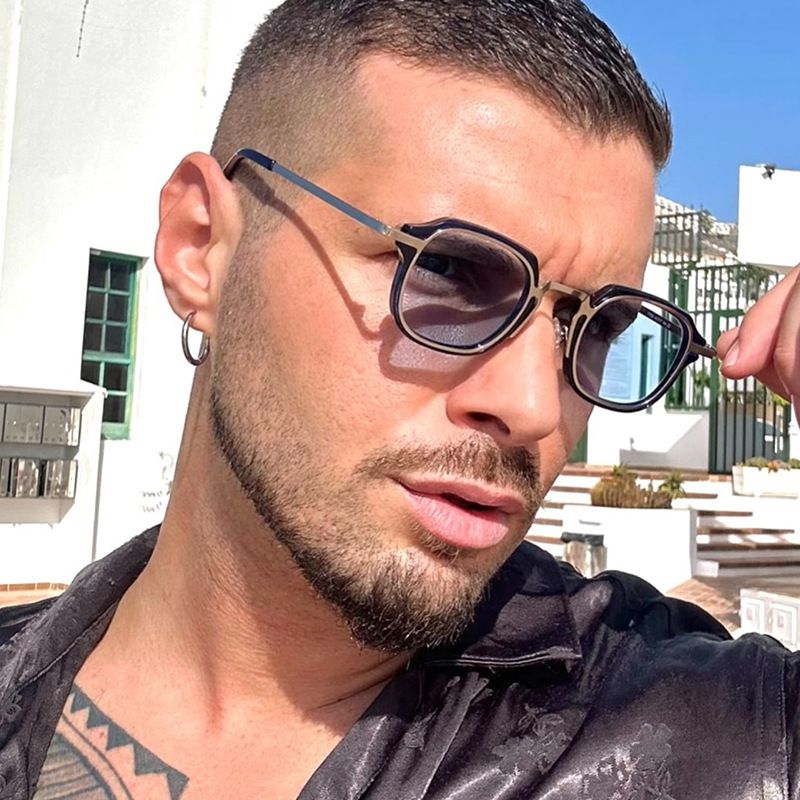 Retro Punk Small Round Sunglasses Women Men Anti Blue Light Glasses Male Blocker Goggles Read Eyeglasses Computer Game Eyewear