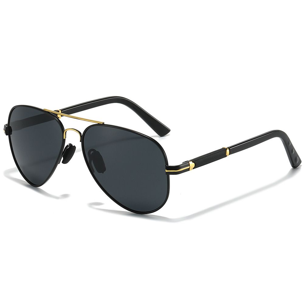 Pilot Alloy Men‘S Sunglasses Polarization UV400 Anti-Reflection Full Frame Glasses Women Retro Luxury Driving Fishing Eyewear
