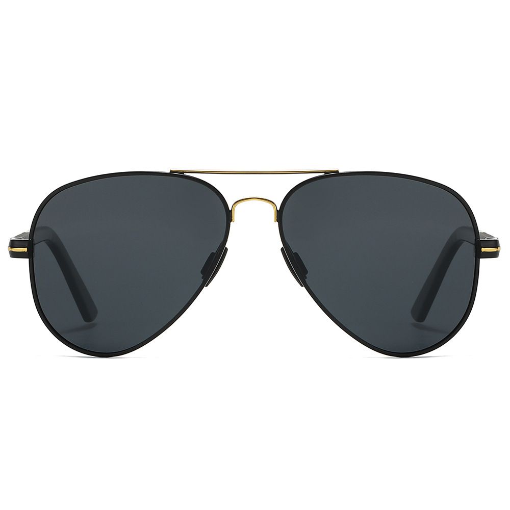 Pilot Alloy Men‘S Sunglasses Polarization UV400 Anti-Reflection Full Frame Glasses Women Retro Luxury Driving Fishing Eyewear