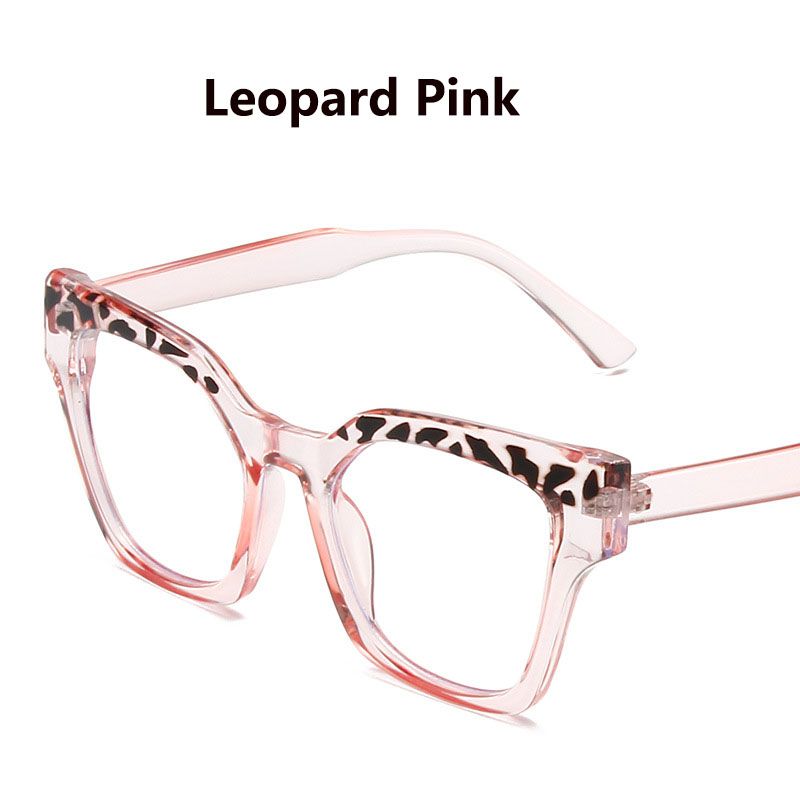 Classic Blue Light Blocking Eyeglasse Woman Leopard Glasses Frame Fashion Anti Blue Light Glasses Transparent Women Men Eyewear