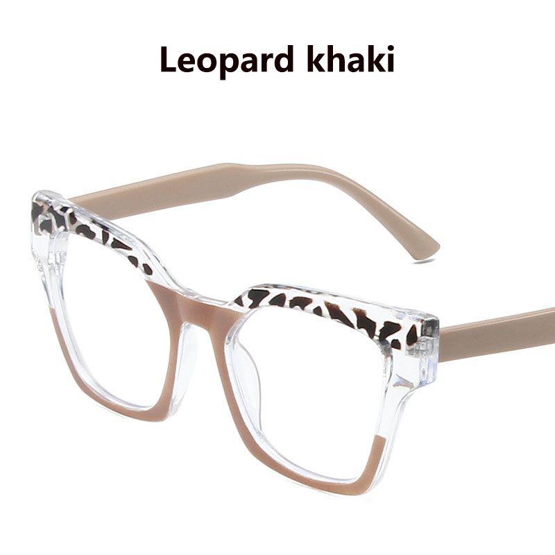 Classic Blue Light Blocking Eyeglasse Woman Leopard Glasses Frame Fashion Anti Blue Light Glasses Transparent Women Men Eyewear