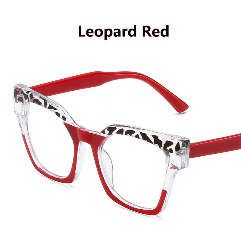 Classic Blue Light Blocking Eyeglasse Woman Leopard Glasses Frame Fashion Anti Blue Light Glasses Transparent Women Men Eyewear