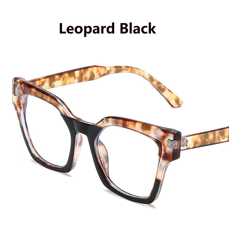 Classic Blue Light Blocking Eyeglasse Woman Leopard Glasses Frame Fashion Anti Blue Light Glasses Transparent Women Men Eyewear