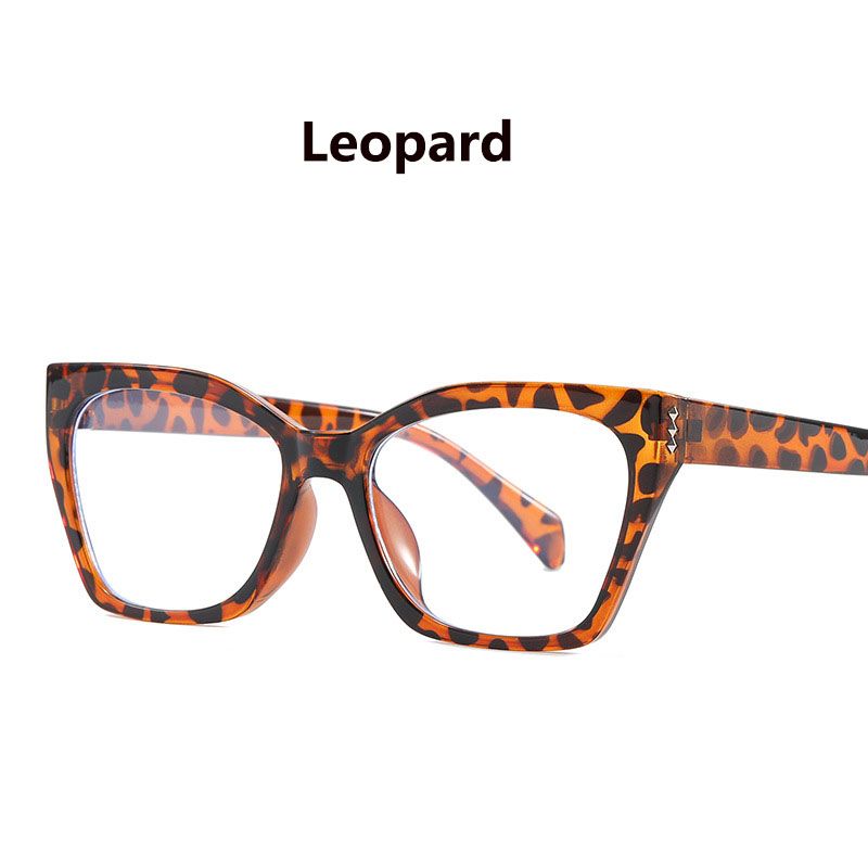 2025 New Polygonal Cat'S Eye Glasses Frame For Women Men Retro Plain Face Versatile Rice Nail Anti-Blue Light Flat Glasses ﻿