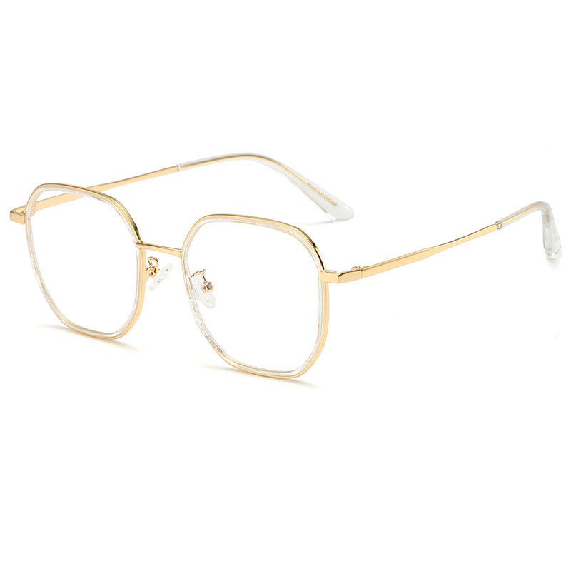 2025 Metal Round Anti Blue Light Glasses Women Men Classic Square Eyeglasses Frames Transparent Computer Glasses Oculos Feminino