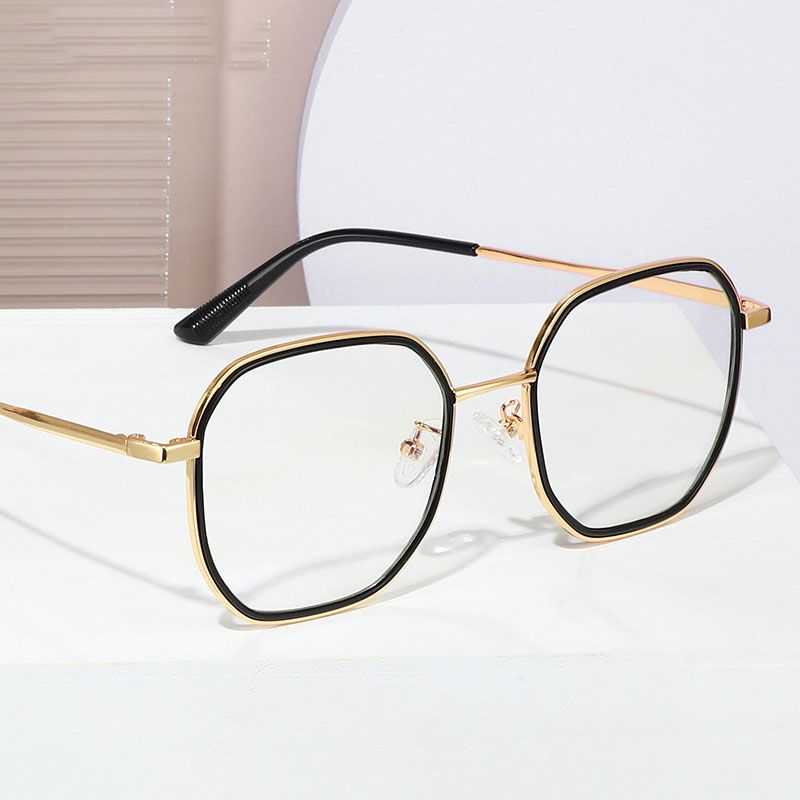 2025 Metal Round Anti Blue Light Glasses Women Men Classic Square Eyeglasses Frames Transparent Computer Glasses Oculos Feminino