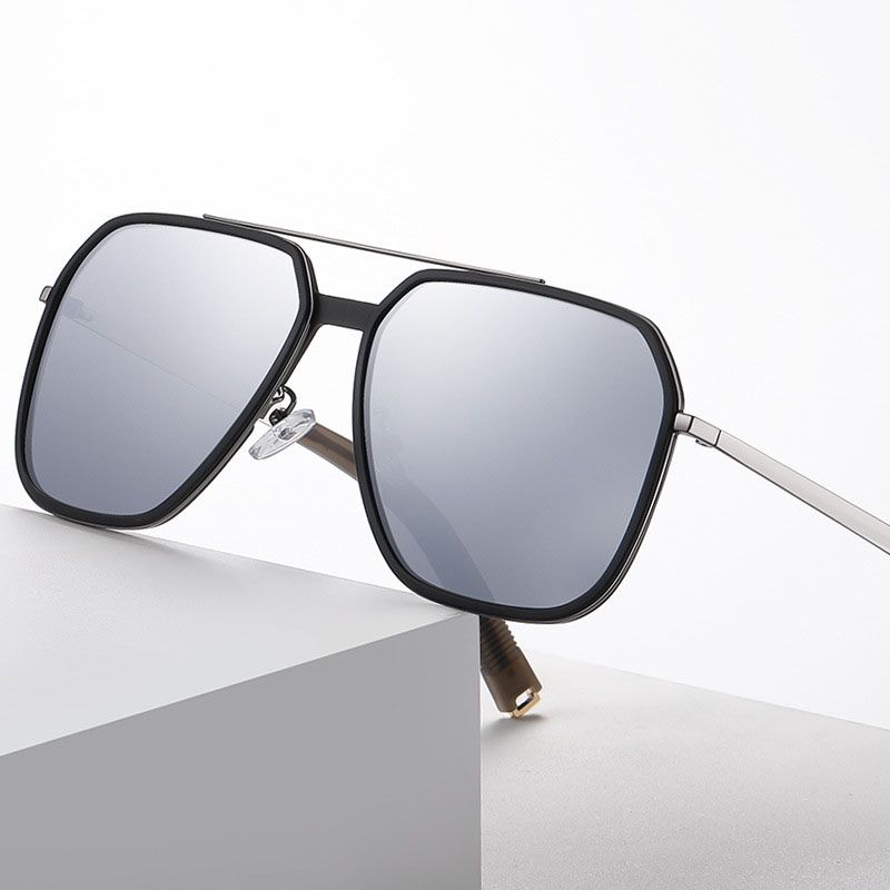 Retro Aluminum Magnesium Polarized Sunglasses for Men Women Night Vision Enhancement Driving Glasses Casual Photochromic Goggles