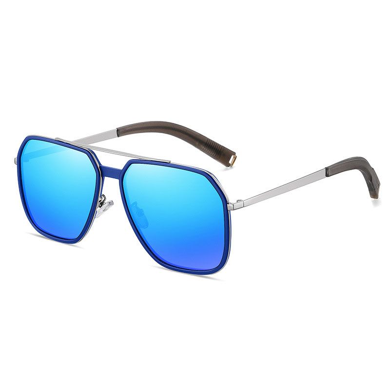 Retro Aluminum Magnesium Polarized Sunglasses for Men Women Night Vision Enhancement Driving Glasses Casual Photochromic Goggles