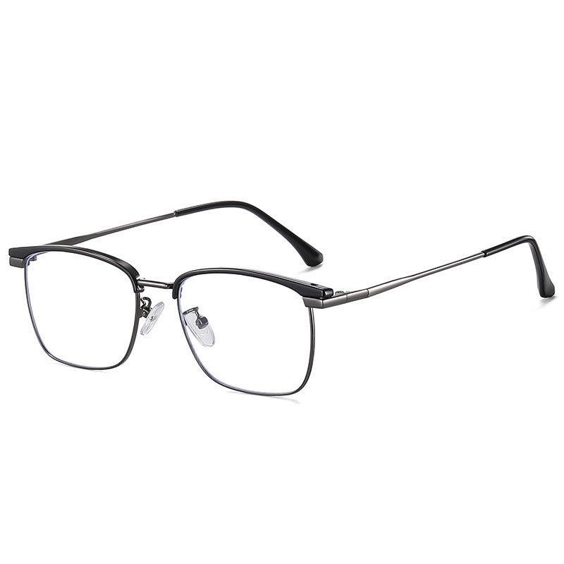 New Metal Vintage Square Optical Eye Glasses Frames Men Women Fashion Classic Business Clear Transparent Frame Eyeglasses Oculos