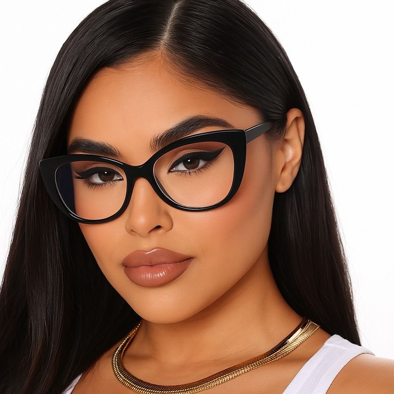 New Stylish Frame Simple Geometric Design Anti-blue Light Glasses Women Men Transparent Computer Glasses Trendy Optical Frames