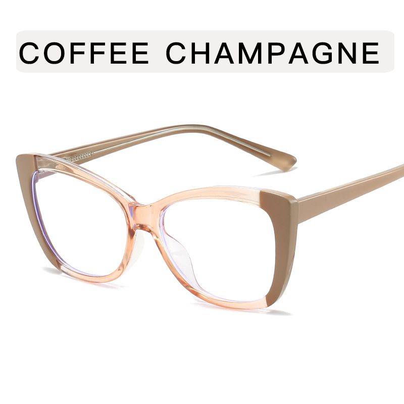 New Stylish Frame Simple Geometric Design Anti-blue Light Glasses Women Men Transparent Computer Glasses Trendy Optical Frames