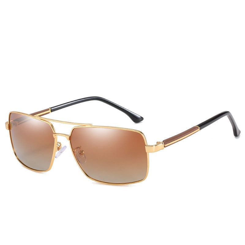 New Aviation Polarized Sunglasses Men Driving Mirror Metal Sun Glasses Male Brand Designer Retro UV400 Eyewear Accessories Gafas